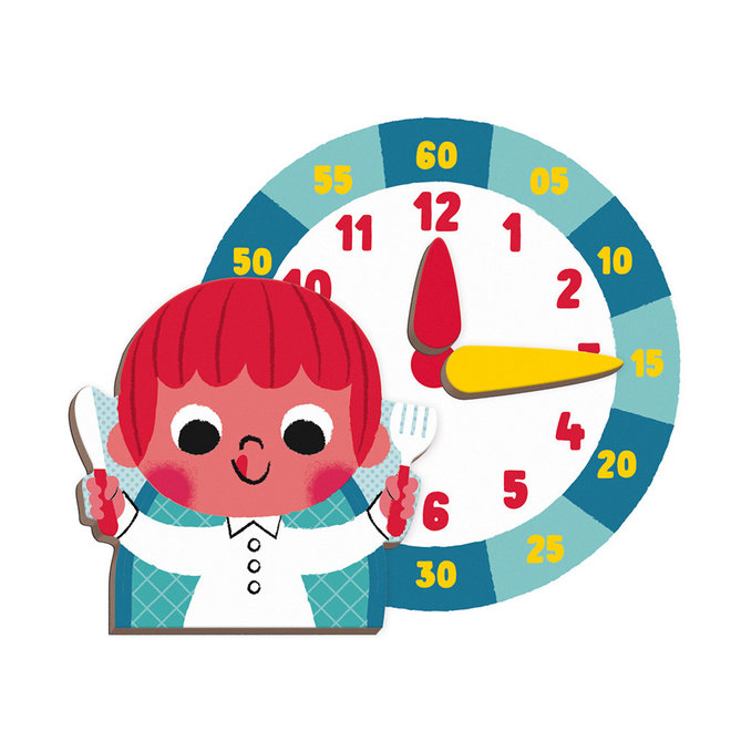 Janod Magnetibook Learn to Tell Time