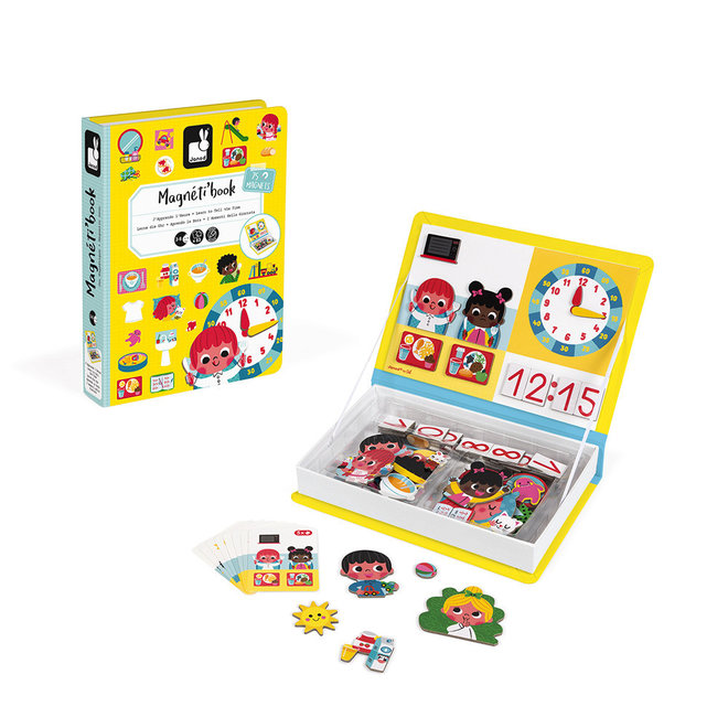Janod Magnetibook Learn to Tell Time