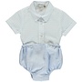Combi + Shirt Bapteme Pureté D Blue & White