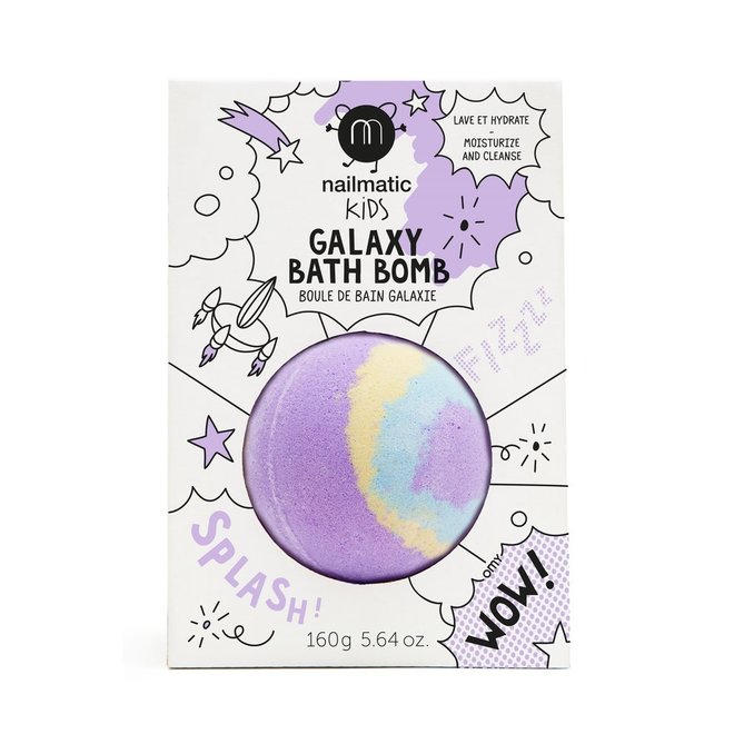Nailmatic- Colouring and soothing bath bomb for kids - Pulsar