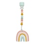 Rainbow Pastel Teether Set Gem Rainbow Pastel Silicone Teether Set