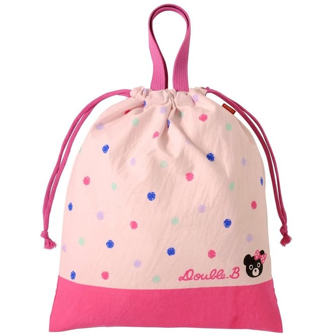 mikihouse lunchbag pink