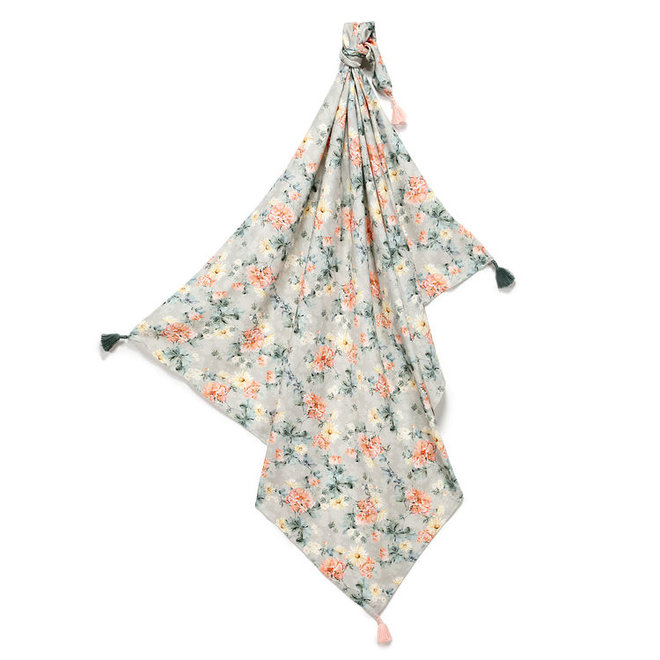 BAMBOO SWADDLE FRINGE -BLOOMING BOUTIQE