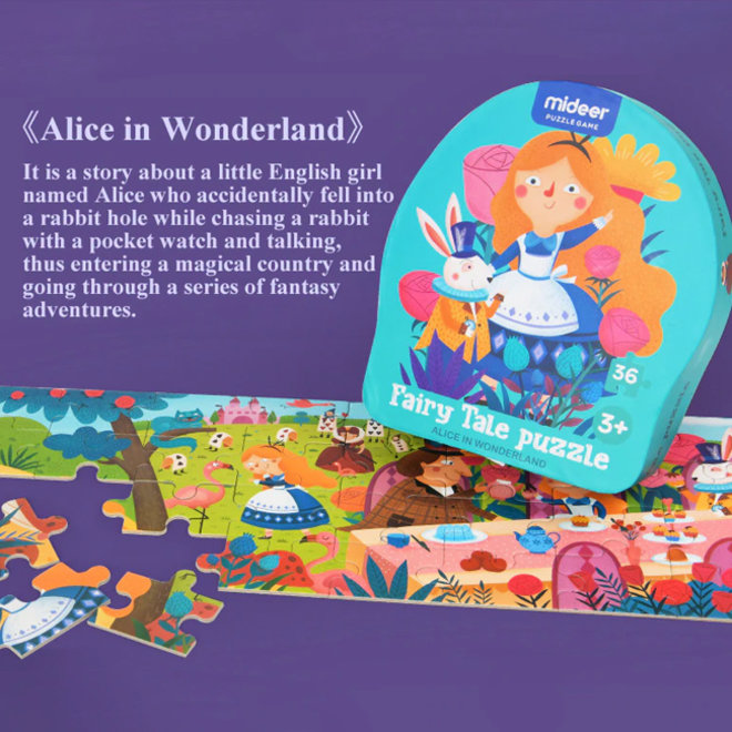Fairy Tale puzzle-ALICEIN WONDERLAND