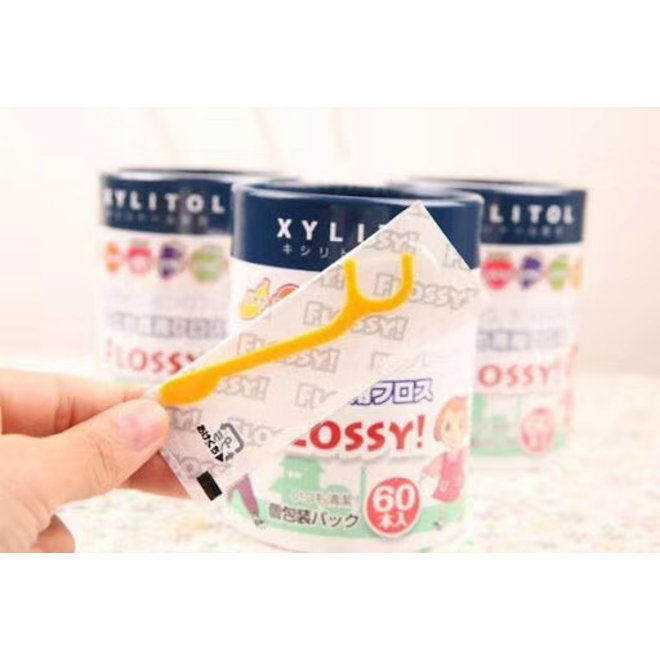 Flossy Fruits Dental Floss 60pcs