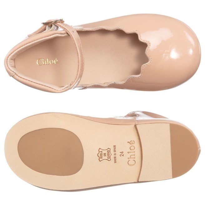 Chloe Chloe Pink Patent Leather Shoes