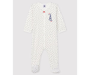 ribbed baby sleepsuit