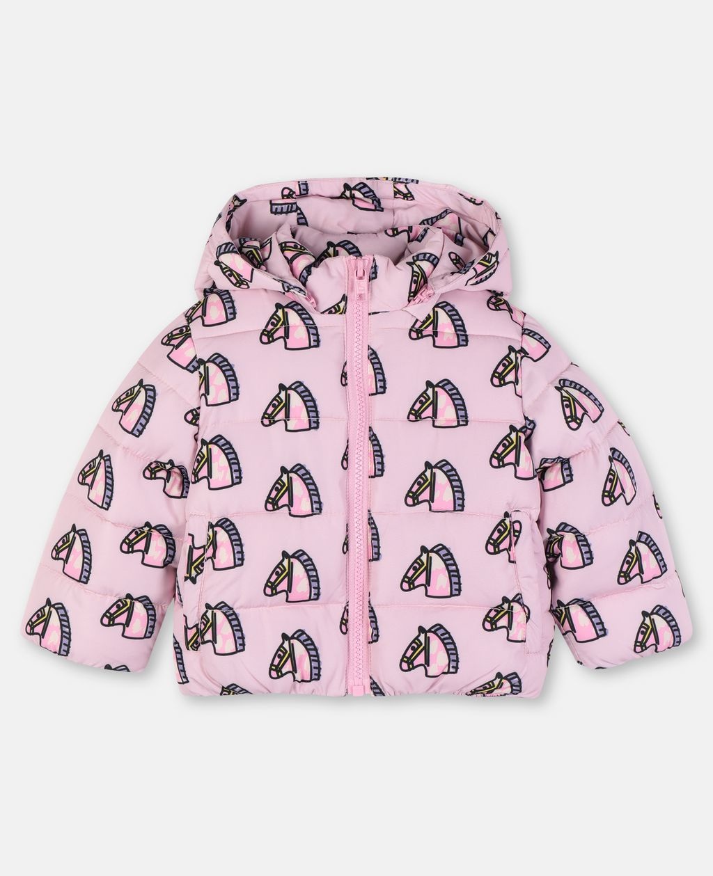 Baby Girl Baby Horses Puffer Moda Kids