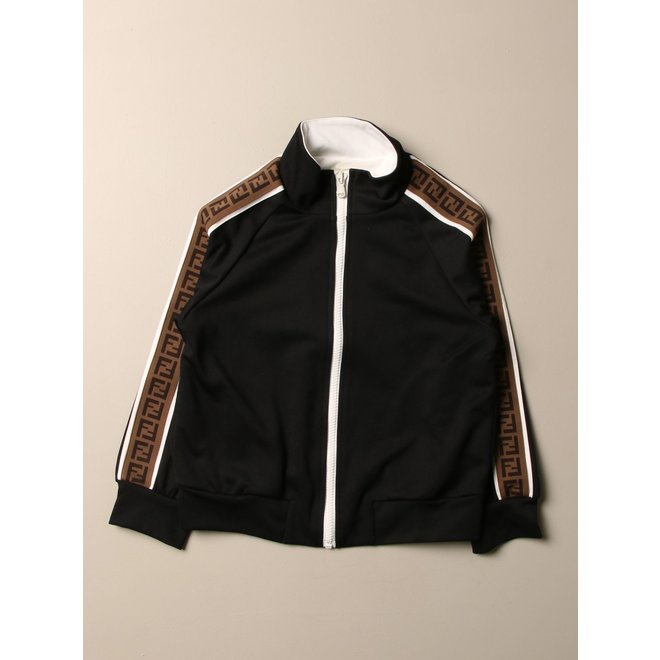TRACK JACKET WITH LOGO DETAIL SLEEVES