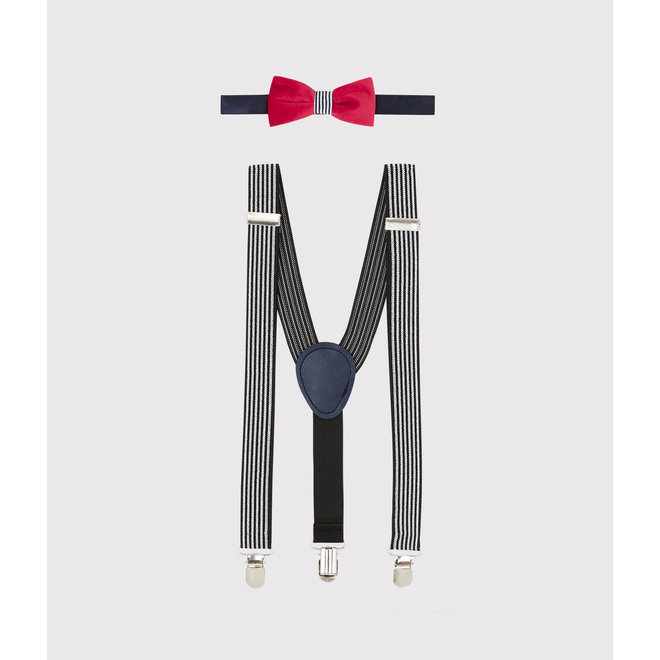 Braces and bow tie set
