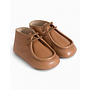 Leather Newborn Shoes Brown