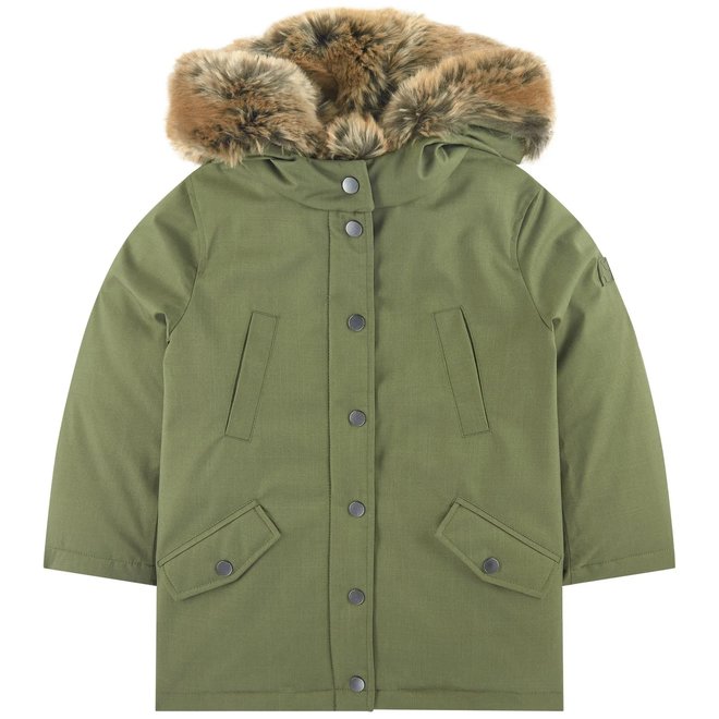 BOYS' WATERPROOF PARKA KHAKI