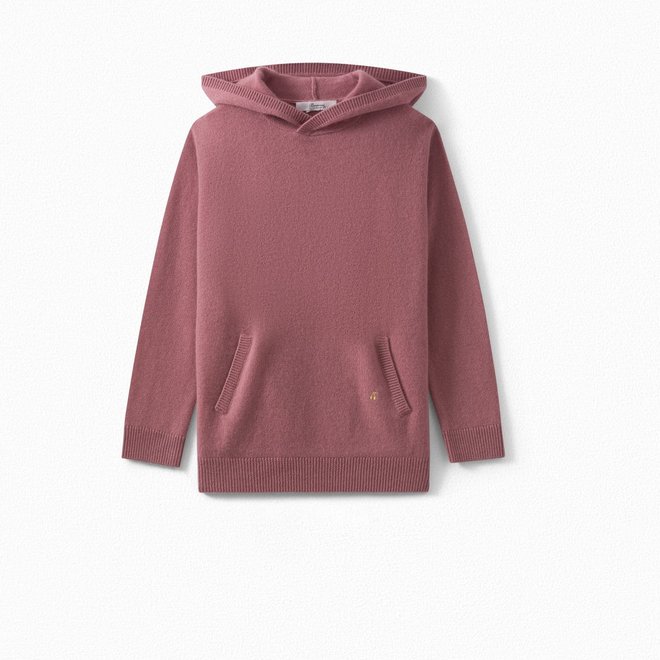 GIRLS' PETER PAN COLLAR SWEATER LIGHT PINK