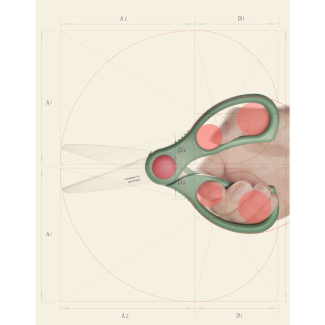 BC BABYCARE CERAMIC SCISSORS MINT