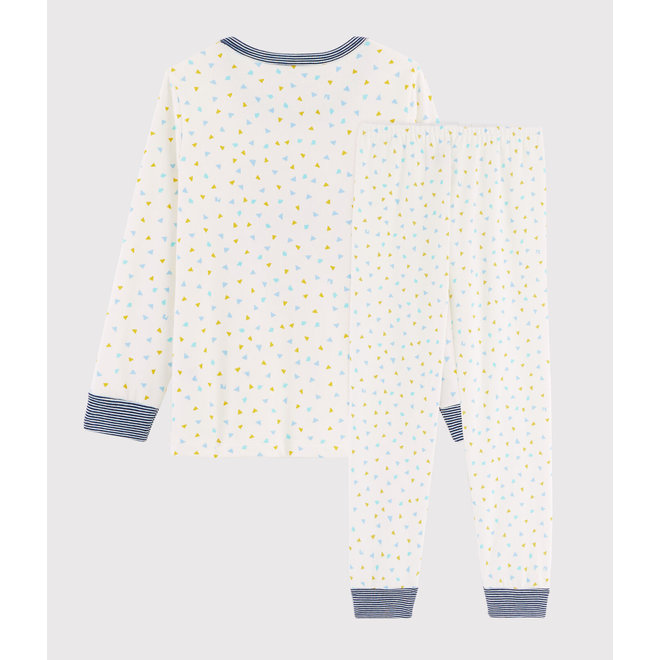 Children's dot Ribbed Pyjamas