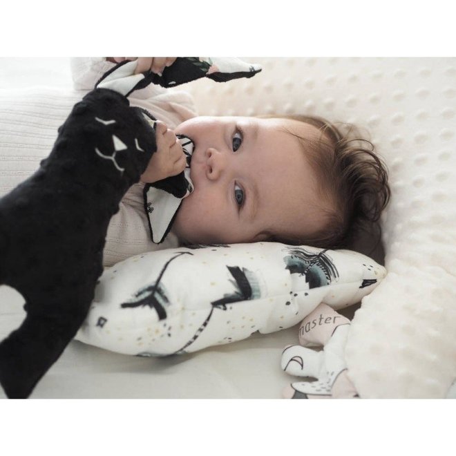 TOY BUNNY 23 CM - BLACK - MOONLIGHT SWAN