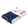 MEDIUM LIGHT BLANKET-BRAVEHEART LION NAVY- NAVY
