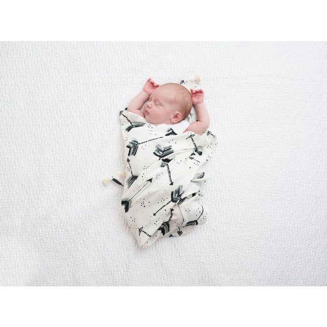 BAMBOO SWADDLE FRINGE - KING SIZE  - ROUTE 66