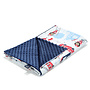 TODDLER LIGHT BLANKET- BRAVEHEART LION NAVY - NAVY