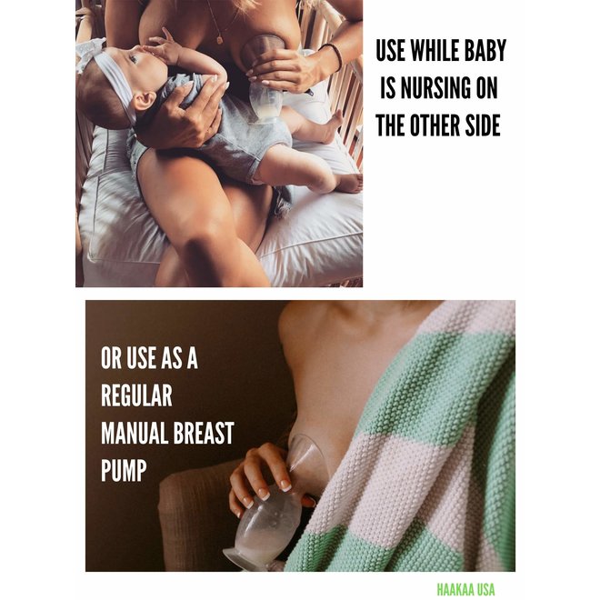 Haakaa Silicone Breast Pump with Base 100 ml