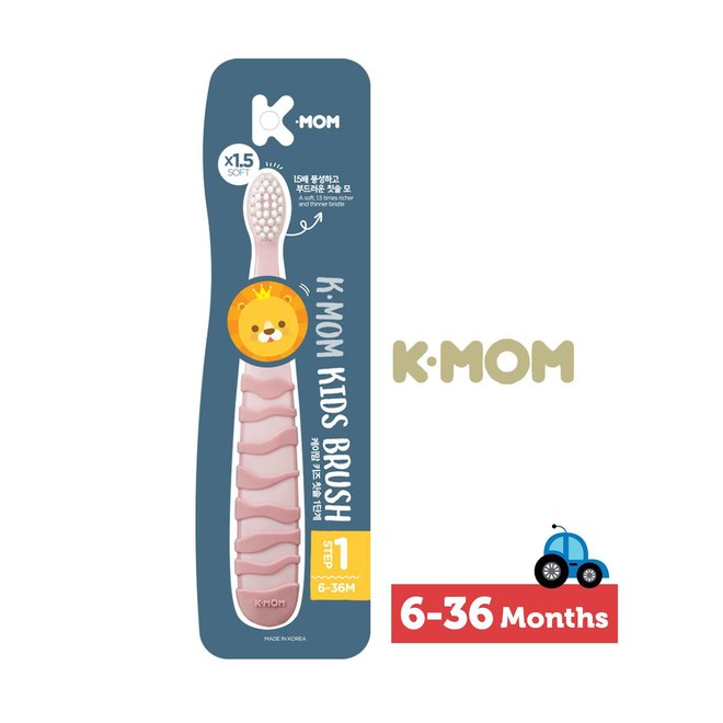 K-MOM INFANT BRUSH STEP 1 PEACH