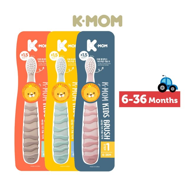 K-MOM INFANT BRUSH STEP 1 PEACH