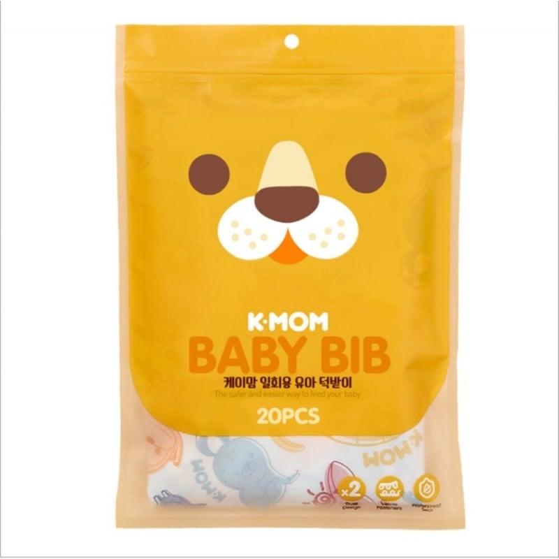 K-Mom Baby Bib Disposable - Moda Kids