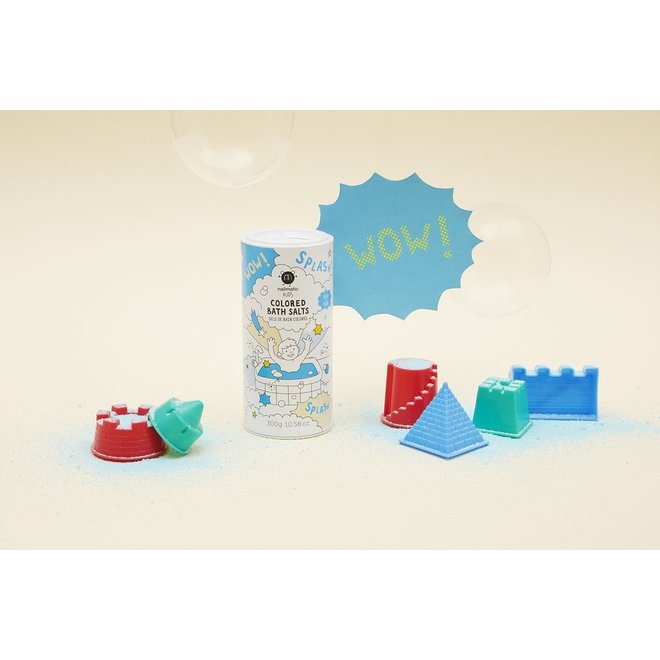 Nailmatic - Colored Bath Salts - Blue Salts