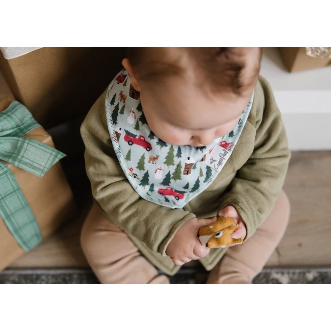 Copper Pearl Kringle Bibs Moda Kids