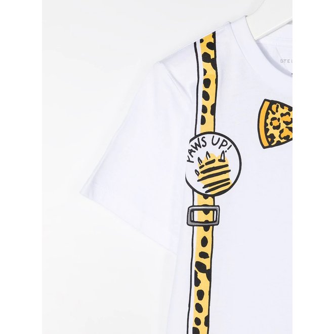 Stella Mccartney KID BOY SS CAT BOW TEE