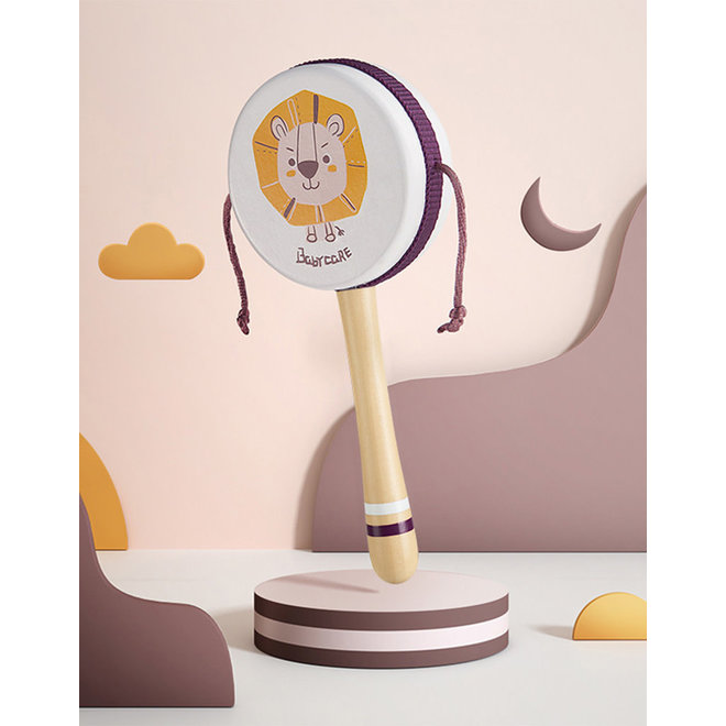 BABYCARE BABY RATTLE DRUM WHITE