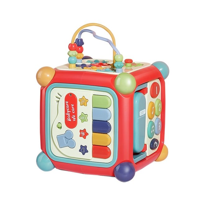 BABYCARE LEARNING ACTIVITY CUBE RED