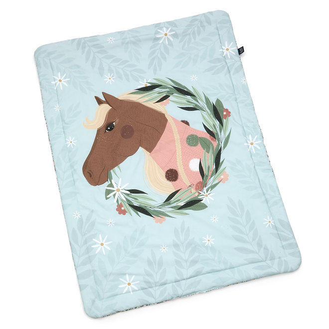 BEDDING SET WITH FILLING TODDLER "L" - PONY IS MY LOVE & PONY MEADOW(no pillow)