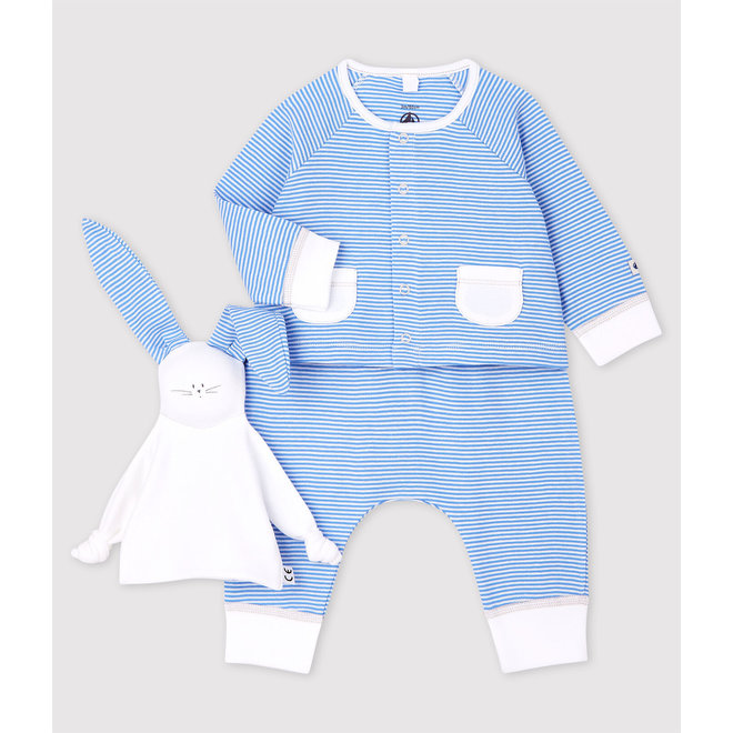 Babies' Blue Organic Cotton Clothing - 3-Pack