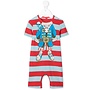 Baby Boy SS Striped Jumpsuit With Pirate