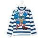 Kid Boy Striped LS Rashguard Tee With Pirate