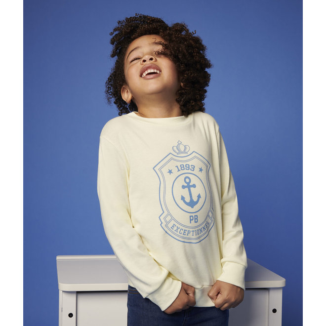 Boys' Cotton Sweatshirt With Ancor Logo
