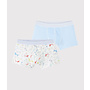 Boys' Animal Print Organic Cotton Boxer Shorts - 2-Pack