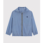 Children's Unisex Recycled Polyester Windbreaker Surf blue / Marshmallow white