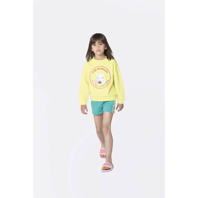 Pullover Mascot Graphic Yellow
