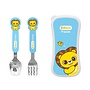 EDISON FRIENDS SPOON & FORK CASE SET FOR BABY LION
