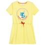 The Mascot Print T-Shirt Dress Yellow