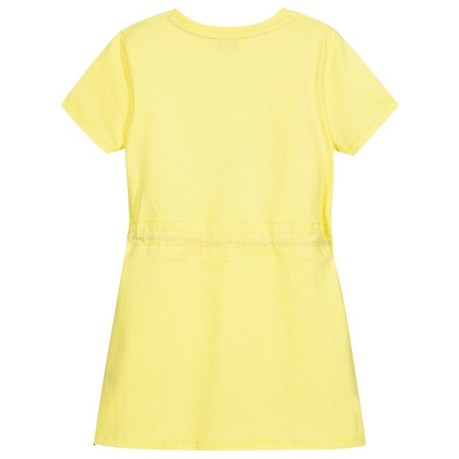 The Mascot Print T-Shirt Dress Yellow