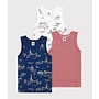 Boys' Toile de Jouy Paris Vests - 3-Pack