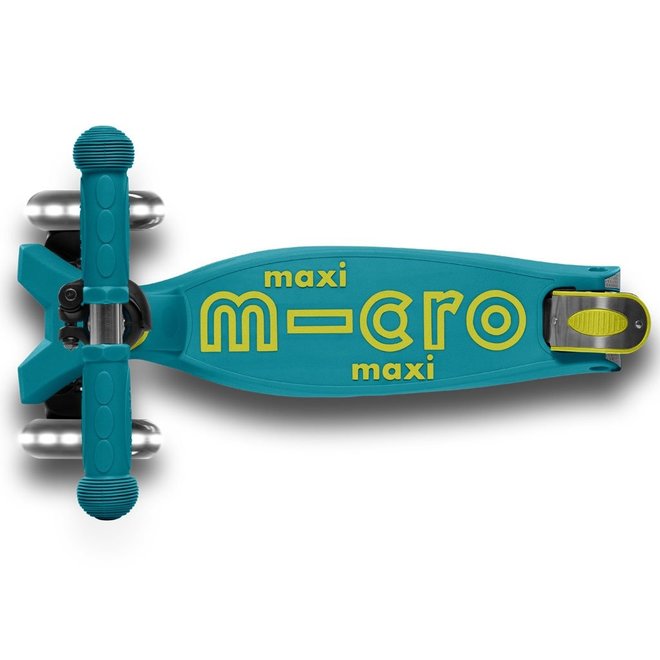 Maxi Micro Deluxe Foldable Petrol Green LED
