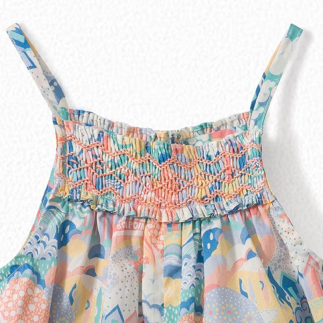 Exclusive Liberty Print Baby Overalls Multicolored