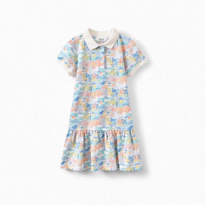 Girls' Exclusive Liberty Fabric POLO Dress IMP Multicolored
