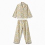 Girls' Liberty Fabric Pajamas Light Yellow FL Jaune Clair
