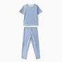 Boys' Liberty Jersey Fabric Pajamas Medium Blue