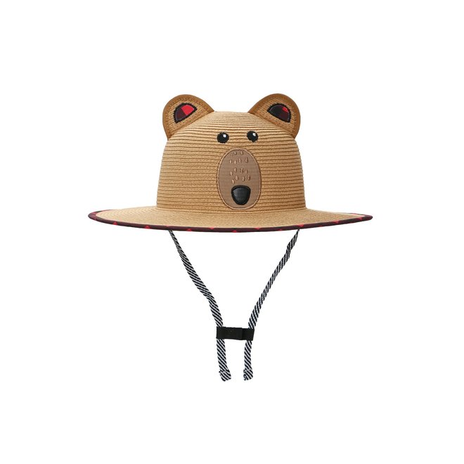 FlapJackKids - Kids' Straw Hat - Bear